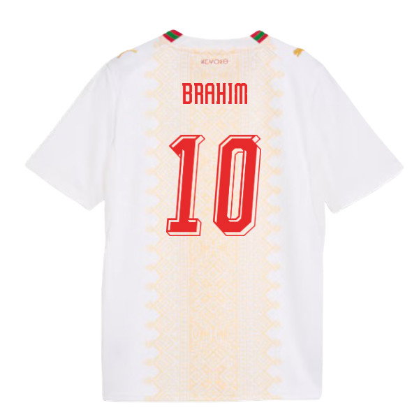 2026-2027 Morocco Away Shirt (Kids) (Brahim 10)-SoccerKits Hub | Buy Soccer Jerseys Online